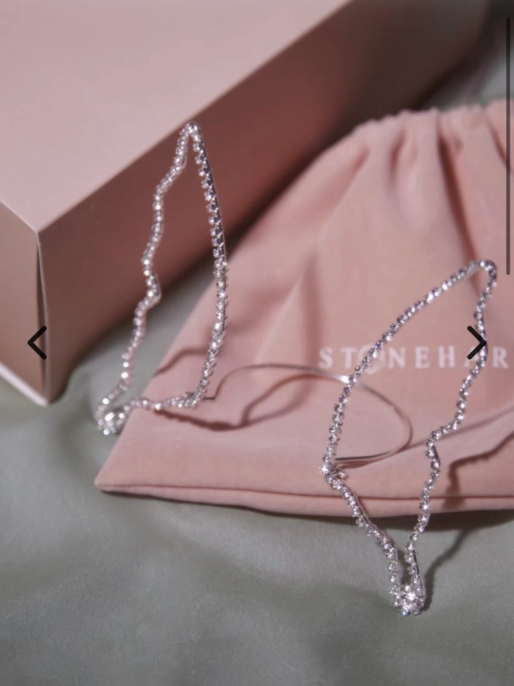 Crystal Arm Band - Sparkling Silver Rhinestones